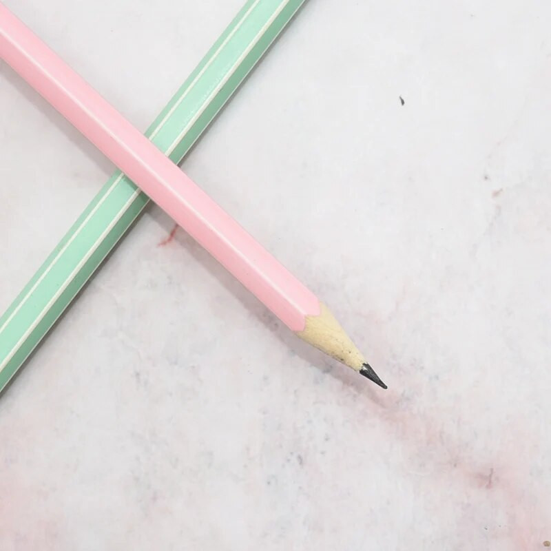 6 gab. Svaigs un vienkāršs HB koka zīmulis ar dzēšgumiju galvu mācību biroja rakstīšanas zīmulis atbilst Eiropas standartiem