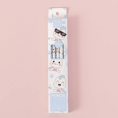 10 τεμ/Παρτίδα Μαθητικό Ξύλινο Μολύβι με Γόμα HB Cute Kawaii Cartoon Pencil School Office Χαρτικά Μολύβια Υγείας Standard