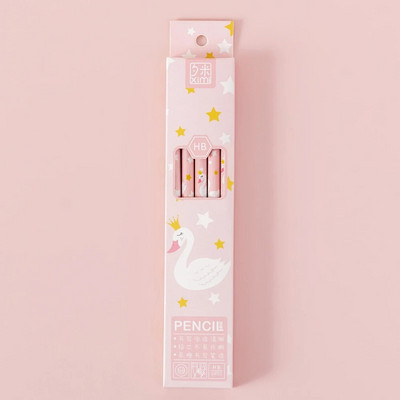 10 τεμ/Παρτίδα Μαθητικό Ξύλινο Μολύβι με Γόμα HB Cute Kawaii Cartoon Pencil School Office Χαρτικά Μολύβια Υγείας Standard