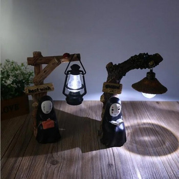Творчески коледни подаръци за студенти Японски хранителни стоки Chihiro Kaonashi орнаменти нощна лампа смола