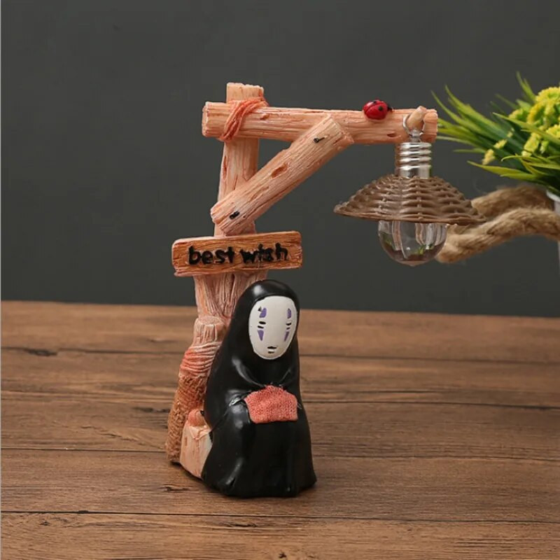 Kūrybiškos kalėdinės dovanos studentams Japonijos bakalėjos Chihiro Kaonashi papuošalai naktiniai derva