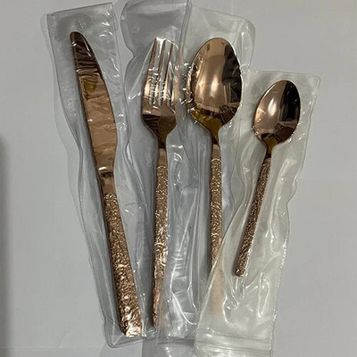 Nerūsējošā tērauda Rietumu galda piederumu komplekts nazis dakšiņa karote vakariņu komplekts deserts vakariņām Western steiks nazis galda piederumi karotes dakša