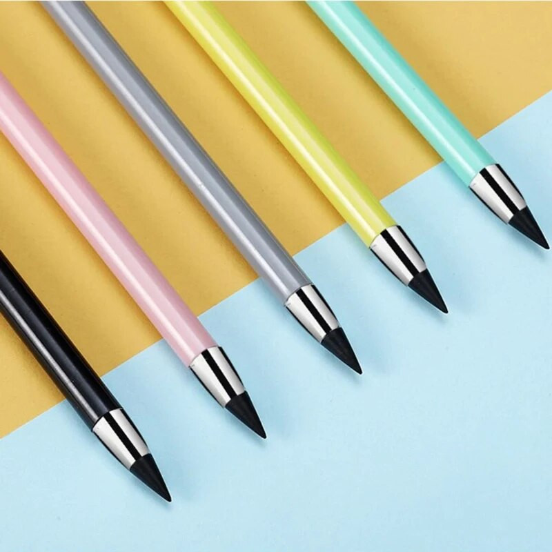 6 vnt. / rinkinys Amžinas pieštukas Neribotas rašymo rašiklis Meno eskizas Rašymas be rašalo rašiklis Magic Pieštukai Kawaii HB Mokyklos reikmenys Kanceliarinės prekės