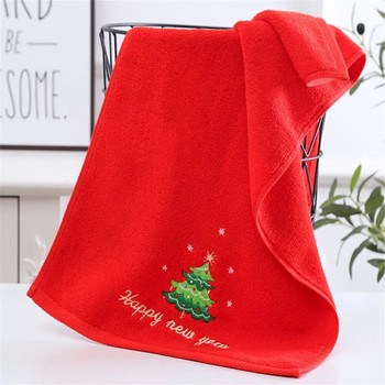 Хавлиени кърпи от чист памук Кърпи за дизайн на коледни шарки Кърпи за ръце Баня Декоративни кърпи за лице Коледен подарък