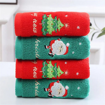 Πετσέτες από καθαρό βαμβάκι Χριστουγεννιάτικο σχέδιο Πετσέτες Χειρός πετσέτες μπάνιου Διακοσμητικές πετσέτες προσώπου Χριστουγεννιάτικο δώρο