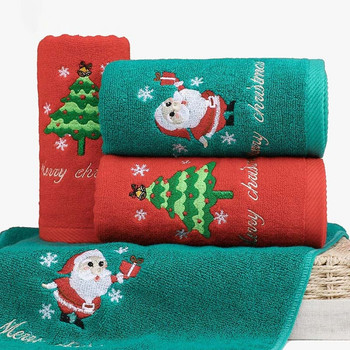Χριστουγεννιάτικες πετσέτες δώρου για νεογέννητο μωρό, πετσέτες δώρου διακοπών για παιδιά, οικογενειακές πετσέτες μωρών ενηλίκων 13,39*29,13 ίντσες/34*74 εκ.