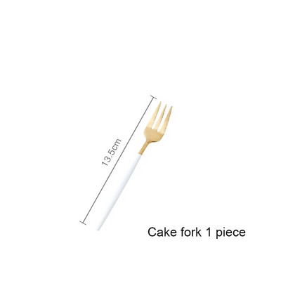 Matinis baltas auksas 18/10 nerūdijančio plieno Prabangūs stalo įrankiai Stalo reikmenys Peilis Kavos šaukštas Šakutė Valgomojo lazdelės Stalo reikmenų rinkinys Galima plauti indaplovėje