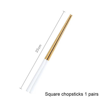 Matinis baltas auksas 18/10 nerūdijančio plieno Prabangūs stalo įrankiai Stalo reikmenys Peilis Kavos šaukštas Šakutė Valgomojo lazdelės Stalo reikmenų rinkinys Galima plauti indaplovėje