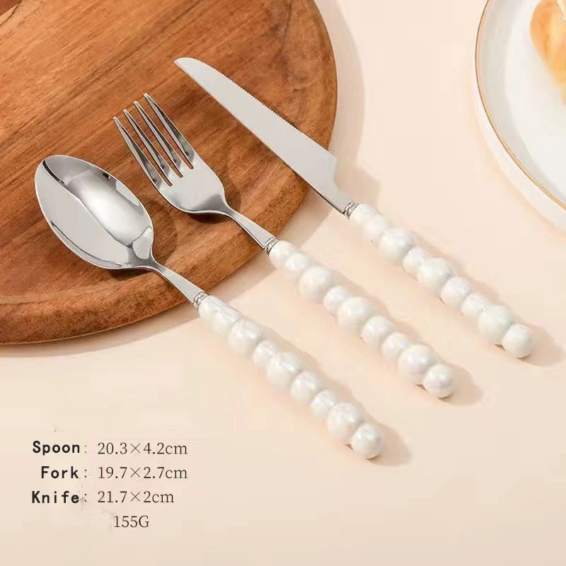 Luxus kanál villa kés pálcika készlet 304 rozsdamentes acél evőeszköz étkészlet csillogó gyémánt evőeszköz étkészlet tokkal