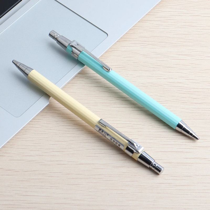 1 gab Mehāniskais zīmulis Kawaii skolas biroja piederumiem Studentu kancelejas preču mākslinieka krāsa Preses automātiskais zīmulis bērniem