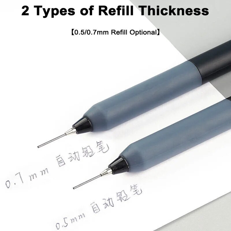 0,5mm/0,7mm Απλό αυτόματο μολύβι Τύπος μαθητή Τύπου Automatic Pen Can Replace Lead Lead Movable Pencil