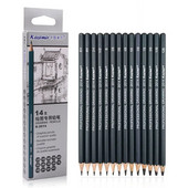 14τμχ Ξύλινα Μολύβια Επαγγελματικά 12B10B 8B 7B 6B 5B 4B 3B 2B Σκίτσο γραφίτη Μολύβια σχεδίου Τέχνης Χαρτικά Είδη γραφείου