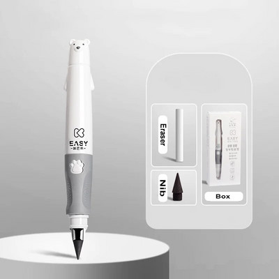 Bērniem krāsains neierobežots rakstīšanas mūžīgais zīmulis 0,5 mm bez tintes pildspalvas multfilmas lāču krāsošanas piederumi, jaunums kancelejas piederumu skola