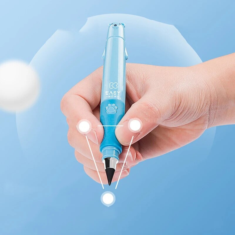 Bērniem krāsains neierobežots rakstīšanas mūžīgais zīmulis 0,5 mm bez tintes pildspalvas multfilmas lāču krāsošanas piederumi, jaunums kancelejas piederumu skola