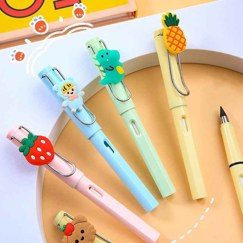 Augstākās kvalitātes automātisks bezgalības melns zīmulis bez asināšanas augsto tehnoloģiju mehāniskais zīmulis bērnu skolas kancelejas piederumiem