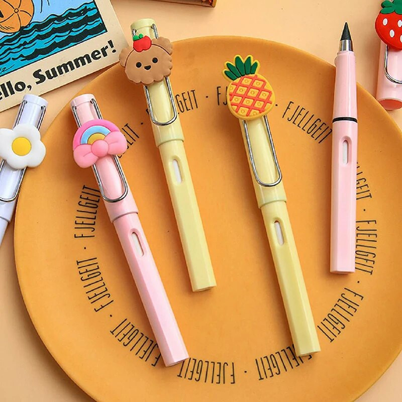 Augstākās kvalitātes automātisks bezgalības melns zīmulis bez asināšanas augsto tehnoloģiju mehāniskais zīmulis bērnu skolas kancelejas piederumiem