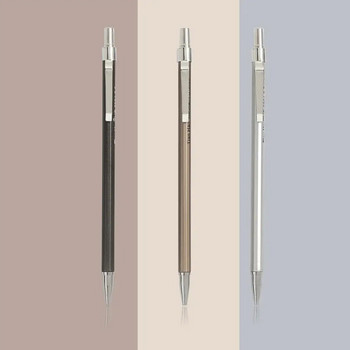 JIANWU 3 τμχ/σετ Απλή μεταλλική υφή Μηχανικό μολύβι 0,5mm 0,7mm Σχέδιο Προωστικό μολύβι Πλαστικό υλικό Αναλώσιμα γραφείου