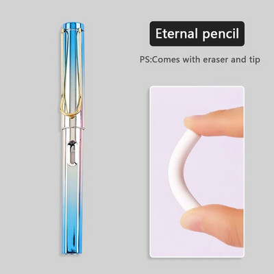 Mūžīgais zīmulis bērniem Jauki pildspalvas Glezniecība Māksla Biroja un skolas piederumi Bezgalības zīmuļi Uzgaļi Uzpildes komplekts Kancelejas piederumi