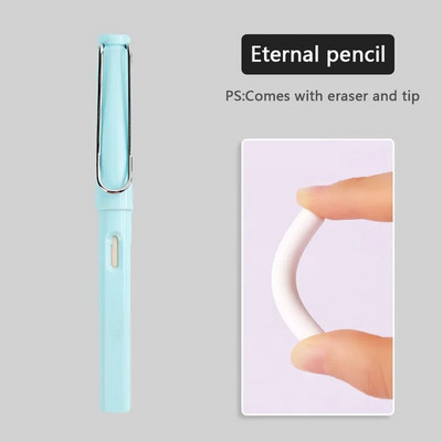 Mūžīgais zīmulis bērniem Jauki pildspalvas Glezniecība Māksla Biroja un skolas piederumi Bezgalības zīmuļi Uzgaļi Uzpildes komplekts Kancelejas piederumi