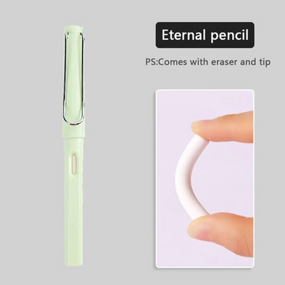 Mūžīgais zīmulis bērniem Jauki pildspalvas Glezniecība Māksla Biroja un skolas piederumi Bezgalības zīmuļi Uzgaļi Uzpildes komplekts Kancelejas piederumi