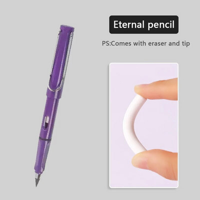 Mūžīgais zīmulis bērniem Jauki pildspalvas Glezniecība Māksla Biroja un skolas piederumi Bezgalības zīmuļi Uzgaļi Uzpildes komplekts Kancelejas piederumi