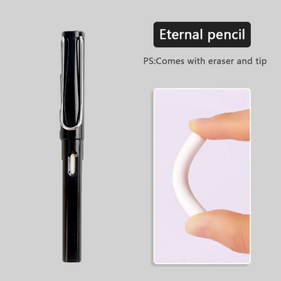 Mūžīgais zīmulis bērniem Jauki pildspalvas Glezniecība Māksla Biroja un skolas piederumi Bezgalības zīmuļi Uzgaļi Uzpildes komplekts Kancelejas piederumi