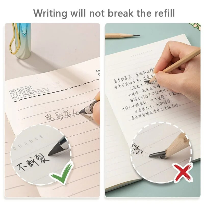 Mūžīgais zīmulis bērniem Jauki pildspalvas Glezniecība Māksla Biroja un skolas piederumi Bezgalības zīmuļi Uzgaļi Uzpildes komplekts Kancelejas piederumi