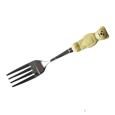 304 Nerūsējošā tērauda kafijas karote arbūzs saldējums karote tējas karote deserta karote dakša bērniem radošs galda piederumu komplekts