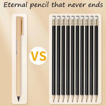 5 τμχ Kawaii Eternal Pencil HB Erasablel Χωρίς μελάνι χωρίς ακόνισμα Απεριόριστα μολύβια γραφής Σχολική επιστολή γραφείου Χαριτωμένα προμήθειες