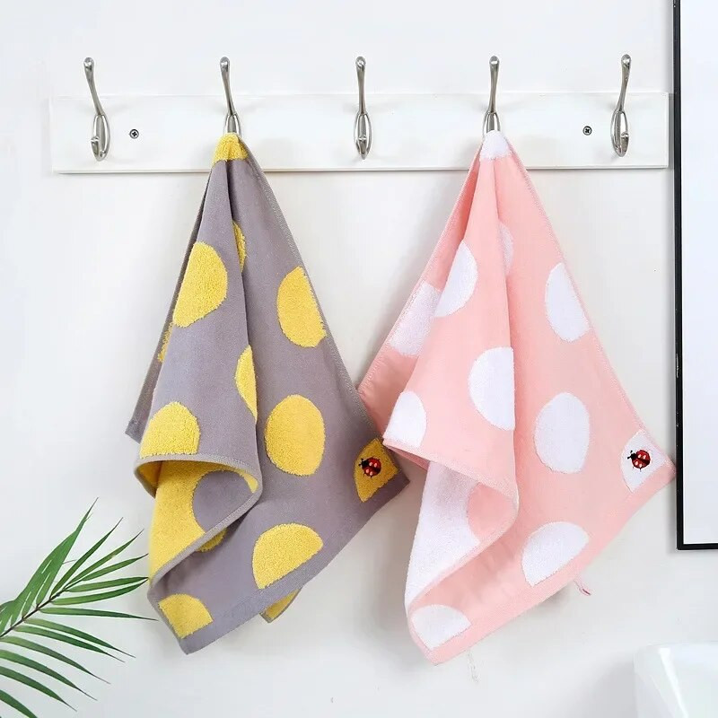 Kokvilnas bērnu bērnu rokas dvielis žakarda karikatūra izšūšana Mārīte Vannas istabas veļas dvielis bērniem