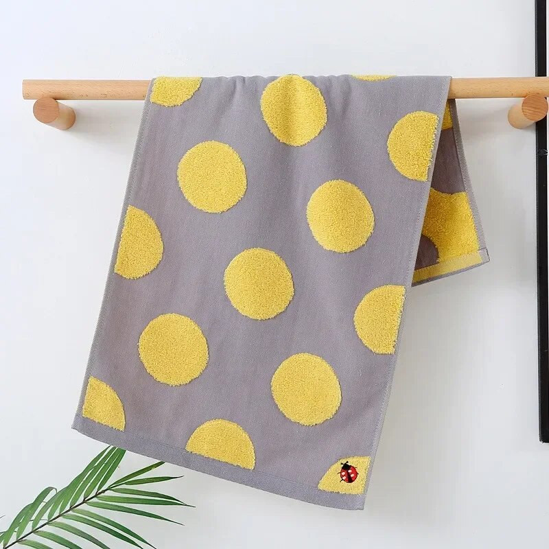 Kokvilnas bērnu bērnu rokas dvielis žakarda karikatūra izšūšana Mārīte Vannas istabas veļas dvielis bērniem