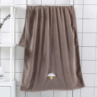 Aukščiausios kokybės 100 % medvilnės rankšluosčių rinkinys suaugusiems poroms – storas, išsiuvinėtas ir paprasta dovana