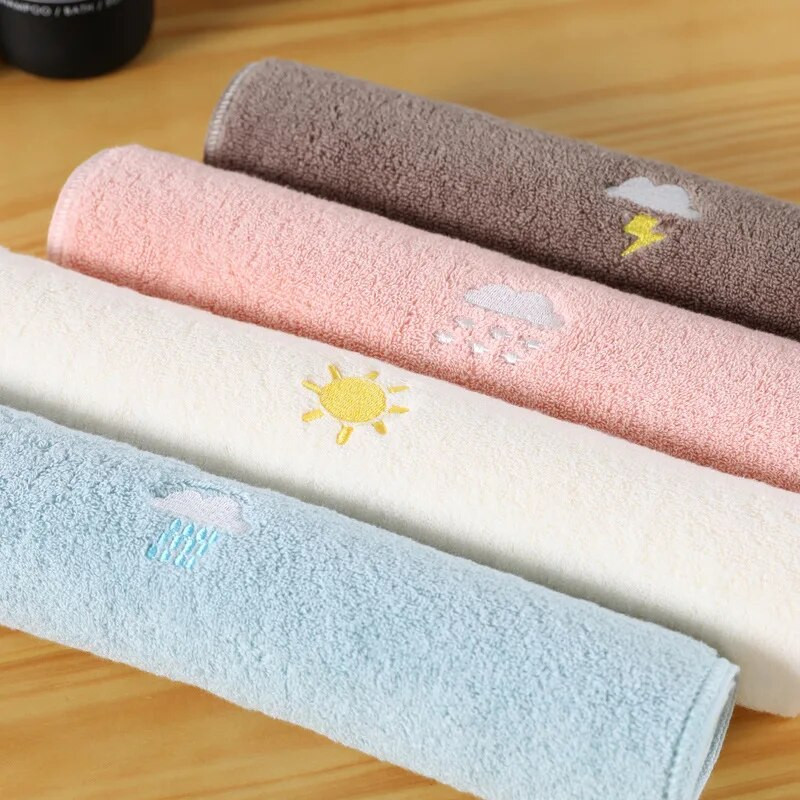 Aukščiausios kokybės 100 % medvilnės rankšluosčių rinkinys suaugusiems poroms – storas, išsiuvinėtas ir paprasta dovana