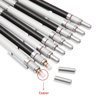 Χαμηλής ποιότητας Pencil Of Center Art 0,3,0,5,0,7,0,9mm Automatic Design Pencil Gravity Drawing Mechanical Metal High Writing