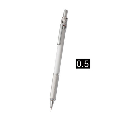 Zemas kvalitātes centra mākslas zīmulis 0,3,0,5,0,7,0,9 mm automātiska dizaina zīmuļa gravitācijas zīmēšana, mehānisks metāls ar augstu rakstīšanu