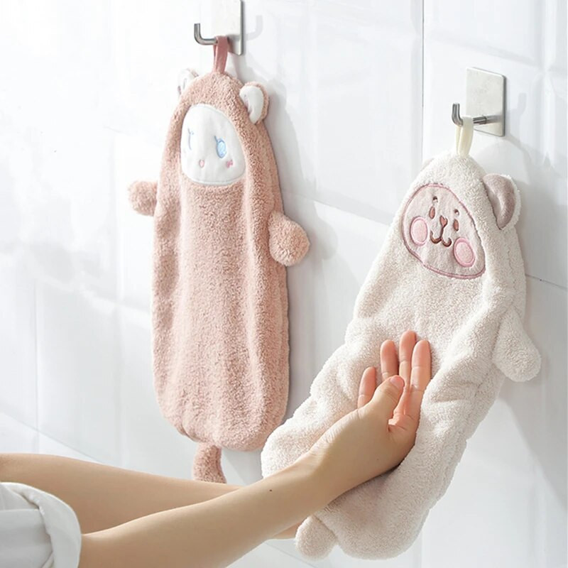 Īpaši uzsūcošs piekarināms roku dvielis virtuves mikrošķiedras trauku lupatiņas tīrīšanas lupatiņai pie sienas stiprināmi ātri žūstoši dvieļi vannas istabai