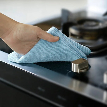 Кухня Висяща кърпа за миене на чинии Микрофибърна абсорбираща подложка за почистване Парцал против омазняване Кърпа за избърсване на ръце Съдове за почистване на дома