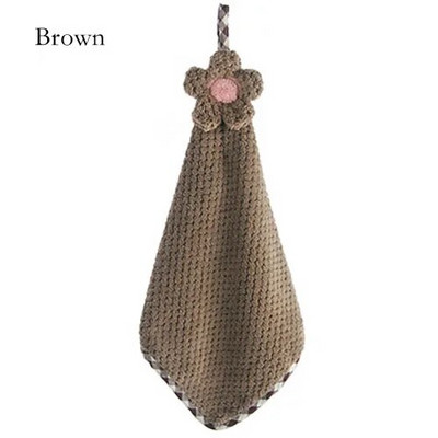 3 sekundžių greitai džiūstantis rankšluostis virtuvės koralų vilnai, sutirštintas, sugeriantis indų valymo audinys Saulės gėlės tipo grotelių tekstūra