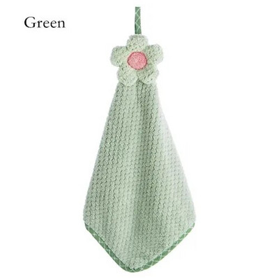 3 sekundžių greitai džiūstantis rankšluostis virtuvės koralų vilnai, sutirštintas, sugeriantis indų valymo audinys Saulės gėlės tipo grotelių tekstūra