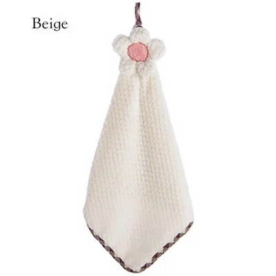 3 sekundžių greitai džiūstantis rankšluostis virtuvės koralų vilnai, sutirštintas, sugeriantis indų valymo audinys Saulės gėlės tipo grotelių tekstūra