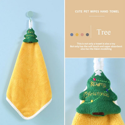 Naujas Navidad Kalėdinis rankšluostis Kalėdų dekoras Raudonas Kalėdų Senelis Naujieji 2022 metai Dovana namuose Vonios plovimas Rankšluostis audinys Vyras Moteris