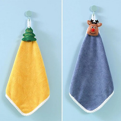 Naujas Navidad Kalėdinis rankšluostis Kalėdų dekoras Raudonas Kalėdų Senelis Naujieji 2022 metai Dovana namuose Vonios plovimas Rankšluostis audinys Vyras Moteris