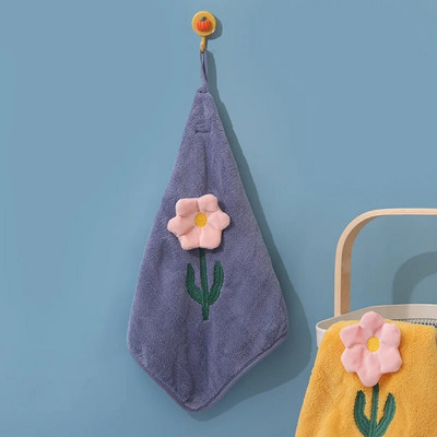 Karikatūra Trusis Cloud Wipe Roku dvielis Mīksts Biezs Koraļļu Fleece Super Uzsūcošs Ātri Izžūst Bērni Frotē Dvieļi Virtuve Vannas istaba