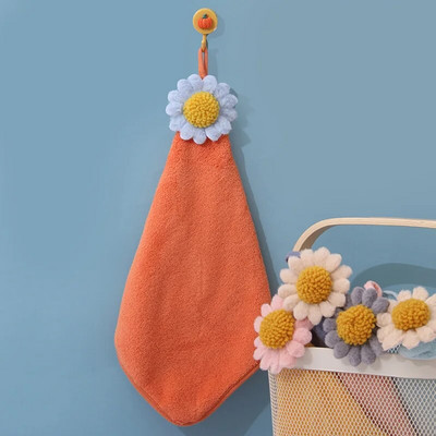 Karikatūra Trusis Cloud Wipe Roku dvielis Mīksts Biezs Koraļļu Fleece Super Uzsūcošs Ātri Izžūst Bērni Frotē Dvieļi Virtuve Vannas istaba