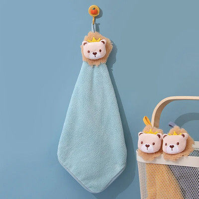 Karikatūra Trusis Cloud Wipe Roku dvielis Mīksts Biezs Koraļļu Fleece Super Uzsūcošs Ātri Izžūst Bērni Frotē Dvieļi Virtuve Vannas istaba