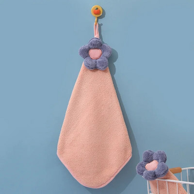 Karikatūra Trusis Cloud Wipe Roku dvielis Mīksts Biezs Koraļļu Fleece Super Uzsūcošs Ātri Izžūst Bērni Frotē Dvieļi Virtuve Vannas istaba