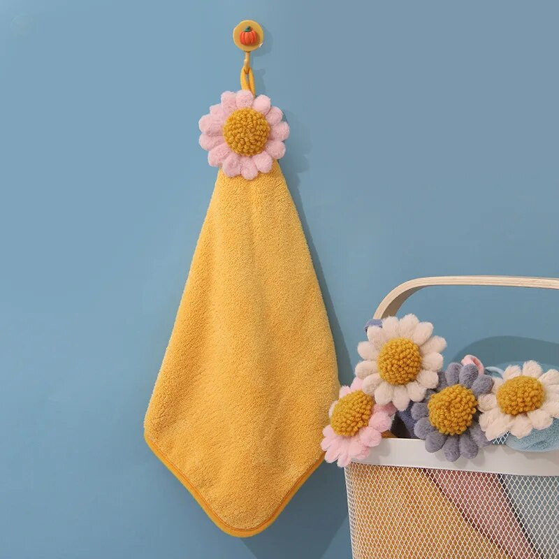 Karikatūra Trusis Cloud Wipe Roku dvielis Mīksts Biezs Koraļļu Fleece Super Uzsūcošs Ātri Izžūst Bērni Frotē Dvieļi Virtuve Vannas istaba