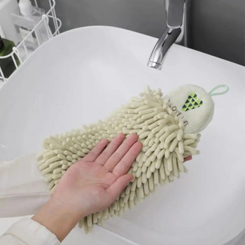 Πετσέτες χεριών Chenille Μπάλα για πετσέτες μπάνιου κουζίνας με κρεμαστές θηλιές Γρήγορο στέγνωμα Μαλακές απορροφητικές πετσέτες μικροϊνών
