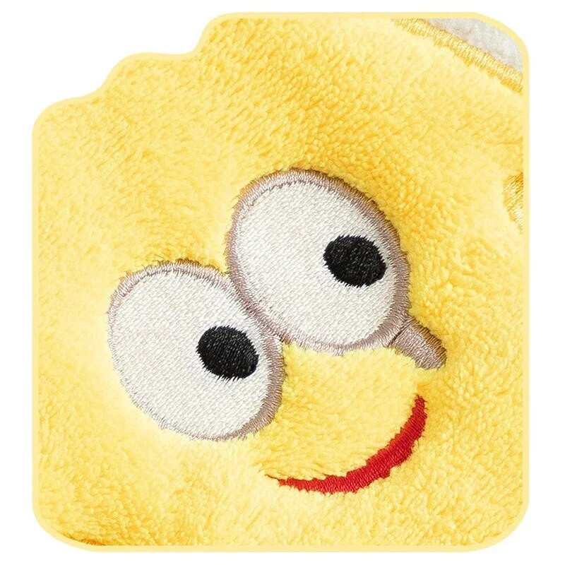 Kawaii Cartoon rankšluostis Koralinis aksominis rankų audinys Vandenį sugeriantis Minkštas vonios rankšluostis Skrudintos formos virtuvės vonios kambarys 핸드타올