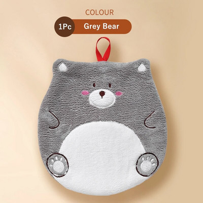 Crtani patka medvjed Ručnici za ruke Mekani upijajući mikrovlakani Dječji slatki ručnik Rupčić Kuhinja Kupaonica Krpa za suđe Za dom